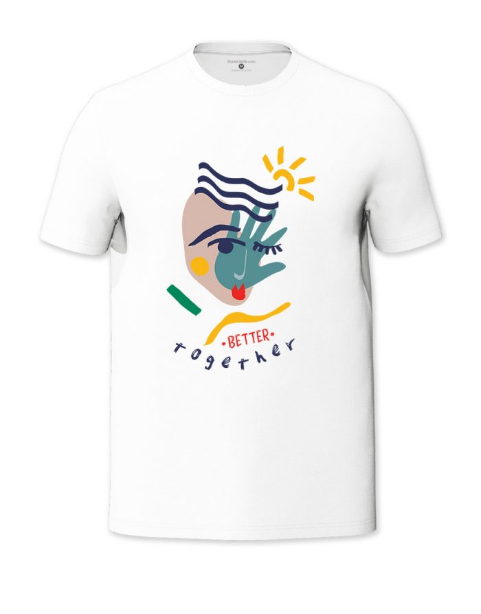 Better-Together Classic T-Shirt - Design by Melo Black