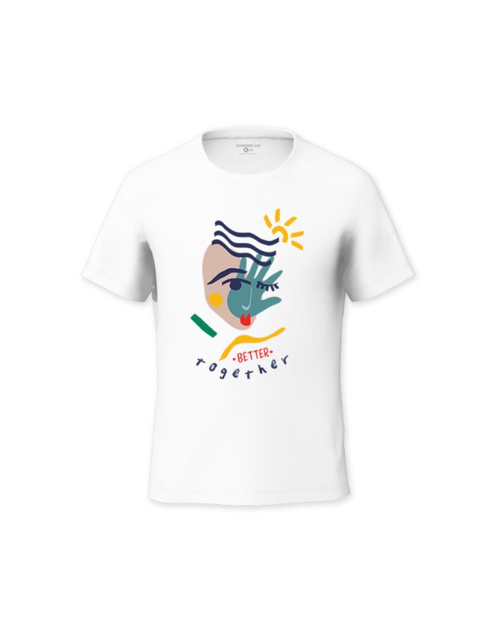 Better-Together Kid's T-Shirt - Design by Melo Black
