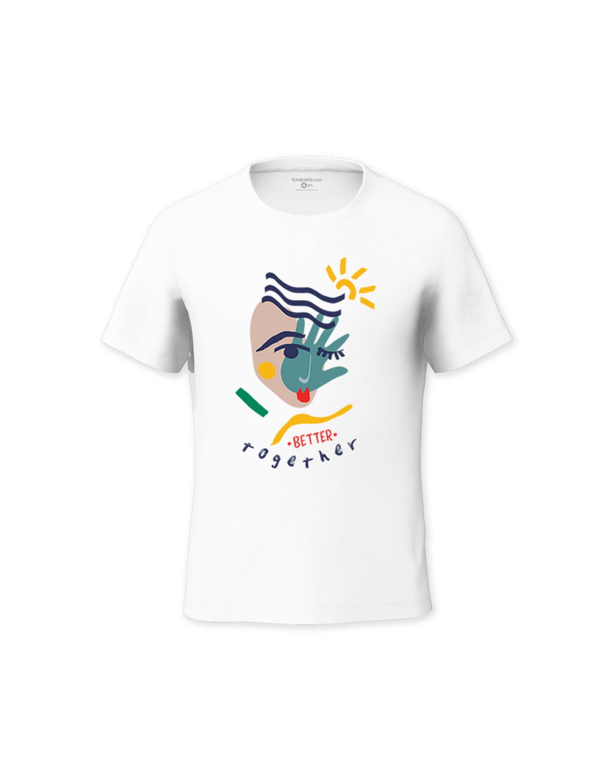 Better-Together Kid's T-Shirt - Design by Melo Black Better-Together Kid's T-Shirt - Design by Melo Black