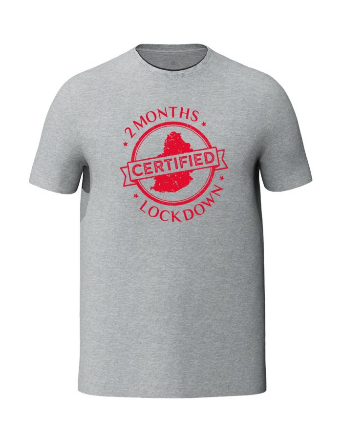 Certified dekonfine grey t-shirt