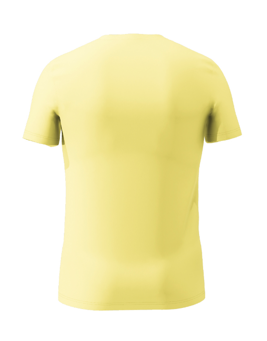 Funny Men's Yellow T-Shirt Back