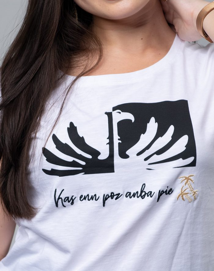 Phoenix beer logo round-neck t-shirt for women