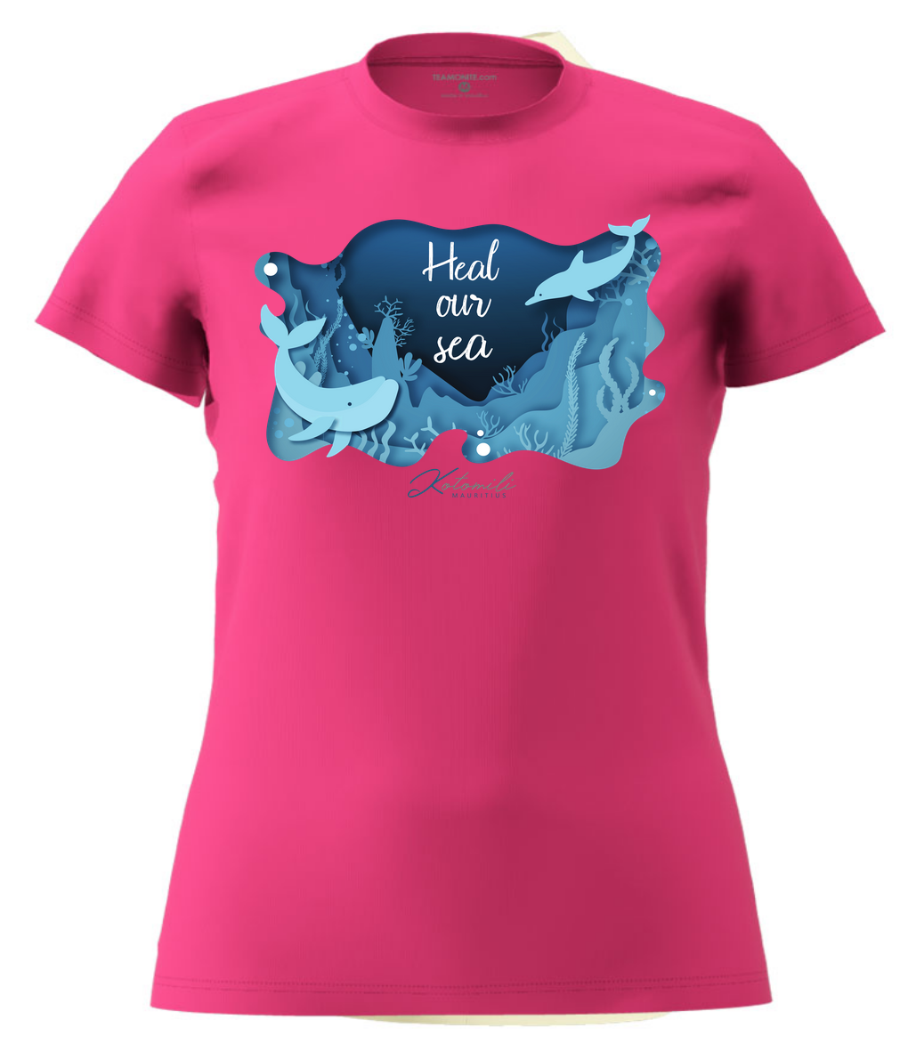 heal-our-sea-whale-and-dolphin-womens-t-shirt-fuschia