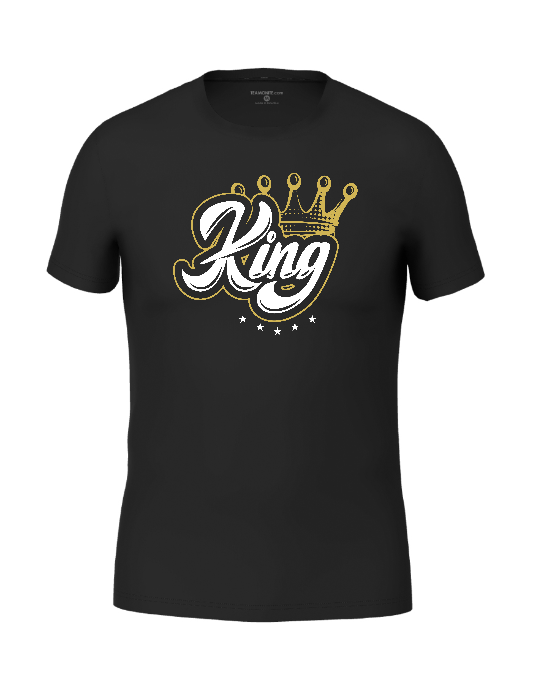 King Mens Black T-Shirt
