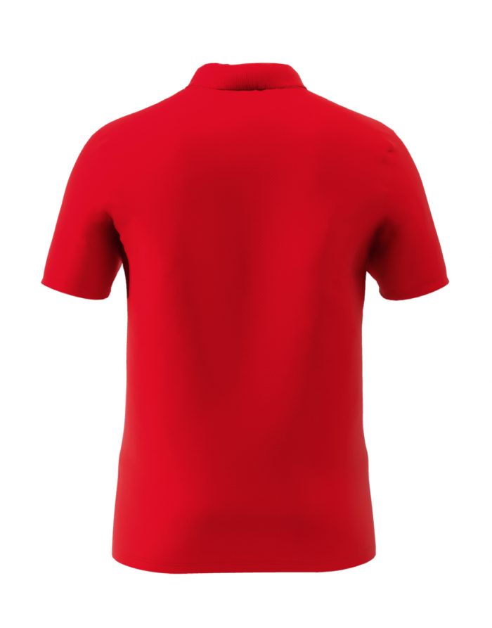 Liverpool's red men polo shirt back