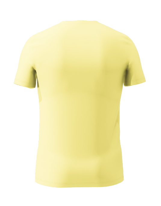 Funny Men's Yellow T-shirt Back