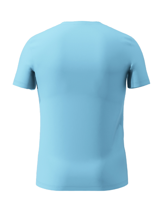 Mo Kontan Twa Men's Blue T-Shirt Back
