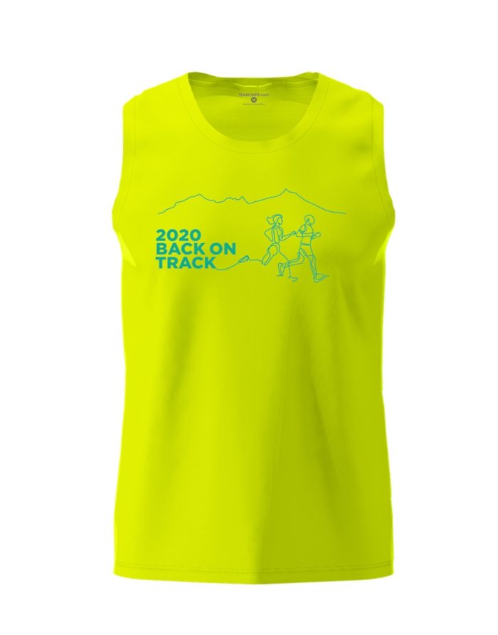 Moka Trail Men's Active Fit Vest - Yellow
