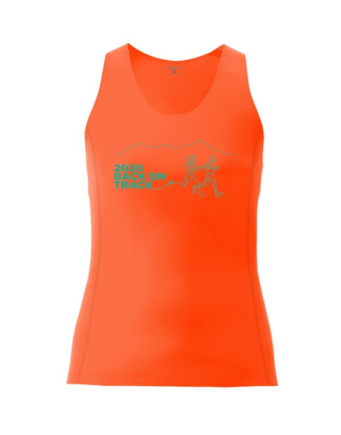 Moka Trail Women's Active Fit Vest - Orange