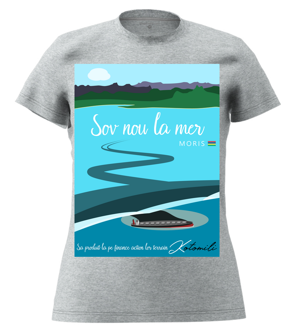 sov-nou-la-mer-womens-modern-fit-t-shirt-gris-chine