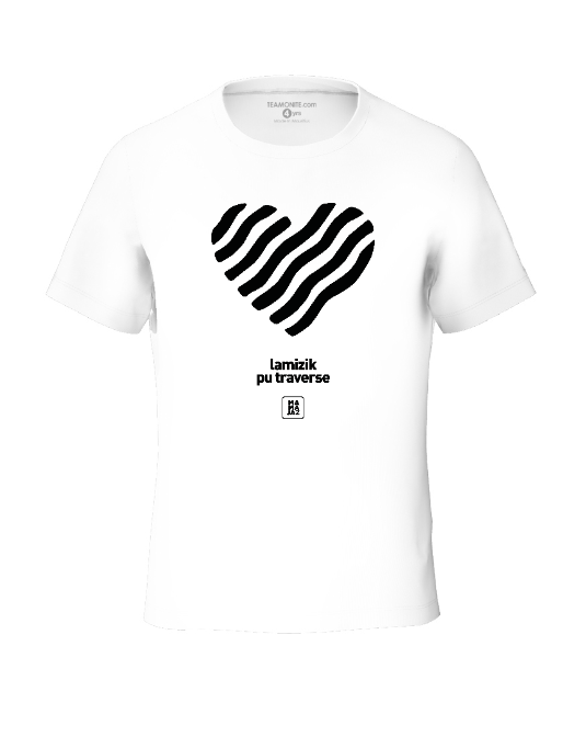 Tisert Zenfan Black - White Kid's T-Shirt