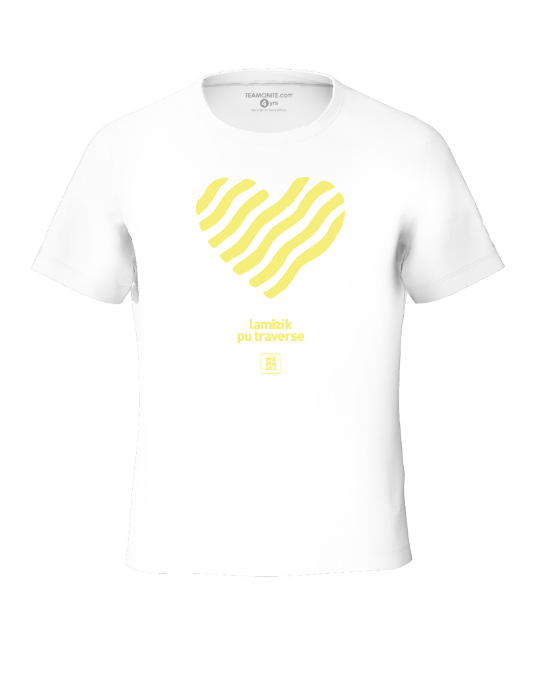 Tisert Zenes Yellow - White Tween's T-Shirt