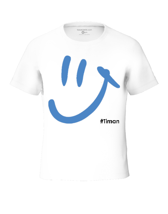 Tween's Blue Luna White T-Shirt 3D