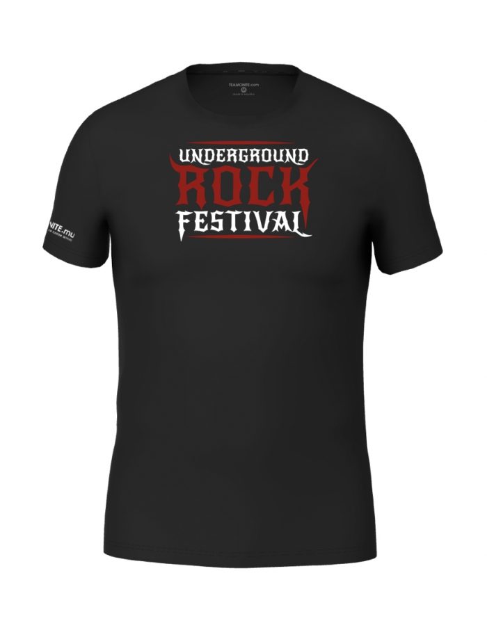 Underground Rock Festival black t-shirt