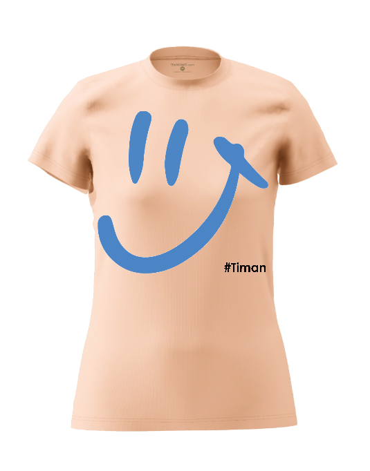 Women's Blue Luna Rose T-Shirt 3D