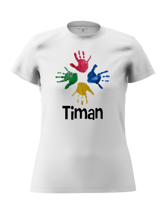 Timan Women's white T-Shirt
